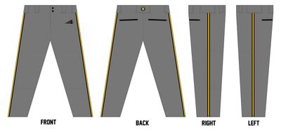 Southeast Iowa Swarm Custom Athletic Cut Baseball Pants #BP2B