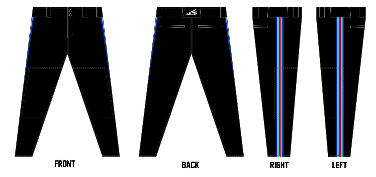 Indiana Jr. Sycamores Custom Athletic Baseball Pant #BP19