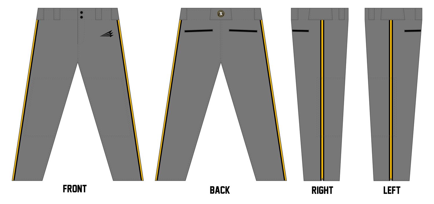 Southeast Iowa Swarm Custom Long Relaxed Baseball Pants #BP2C