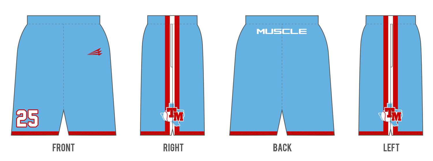 Texas Muscle Custom Revolution Pocket Shorts #RV1