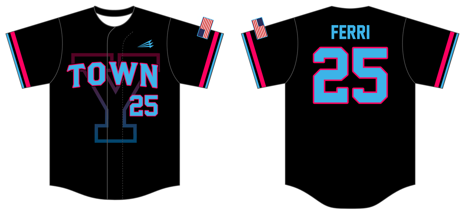 Yorktown Huskers Custom HexaFlex Baseball Jersey #J56e