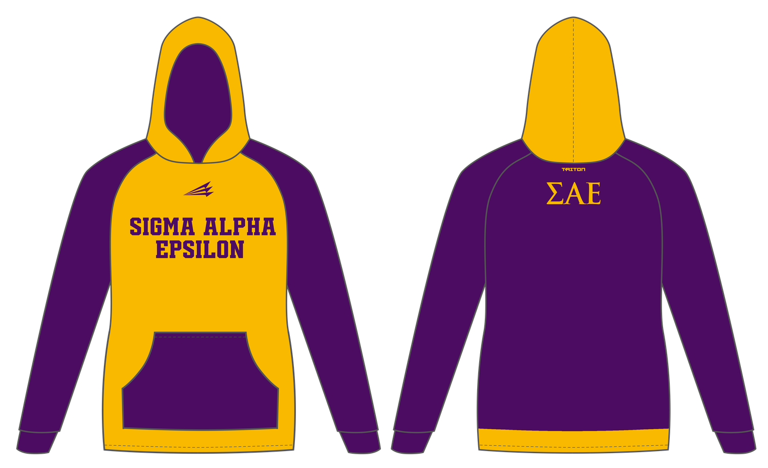 Sigma Alpha Epsilon (McPeters) Custom Vulcan Hoodie #VH1