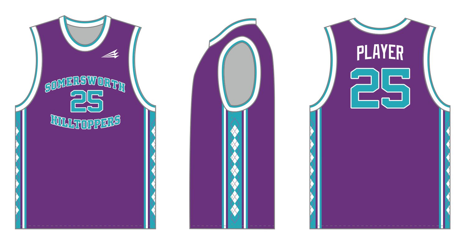 Somersworth Custom NanoDri Basketball Jersey #J3B