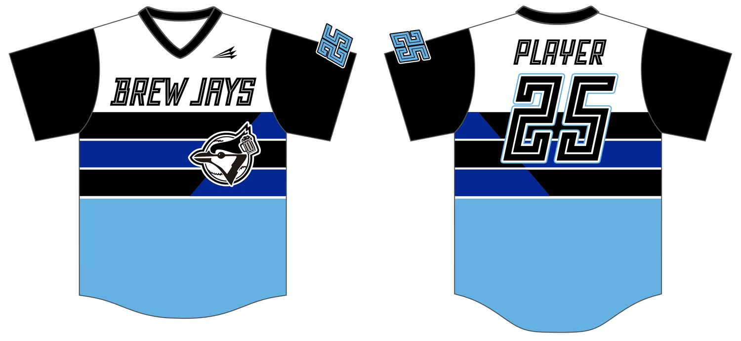 BrewJays (Widger) Custom NanoDri Baseball Jersey #J1