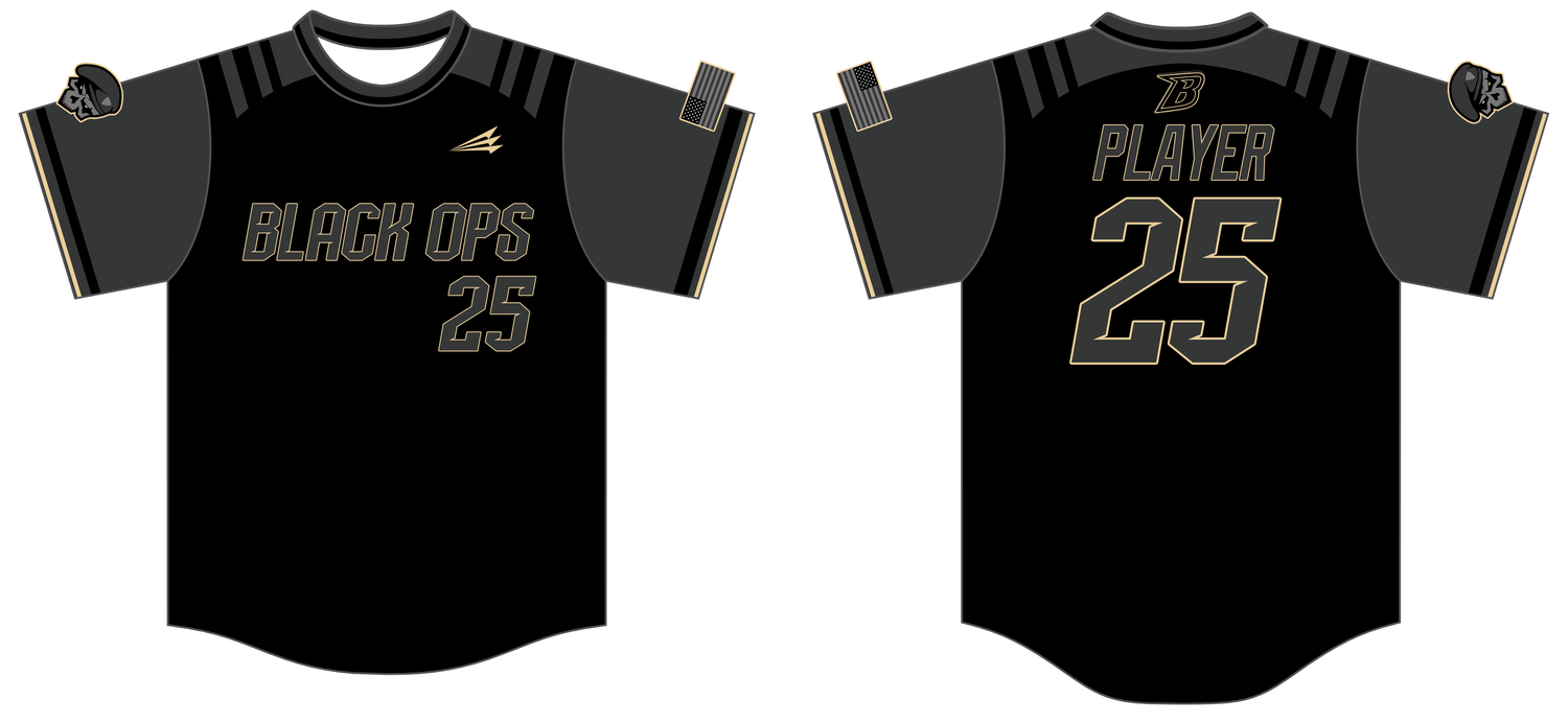 Black Ops (Lugari) Custom HexaFlex Baseball Jersey #J4