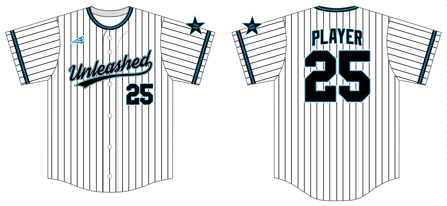 Unleashed Athletics Custom NanoDri Baseball Jersey #J41C