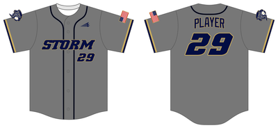 Oklahoma Storm Custom FABRIC Baseball Jersey #J2B