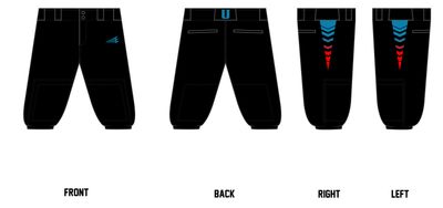 Unleashed Athletics Custom Athletic Baseball Pant #BP47C