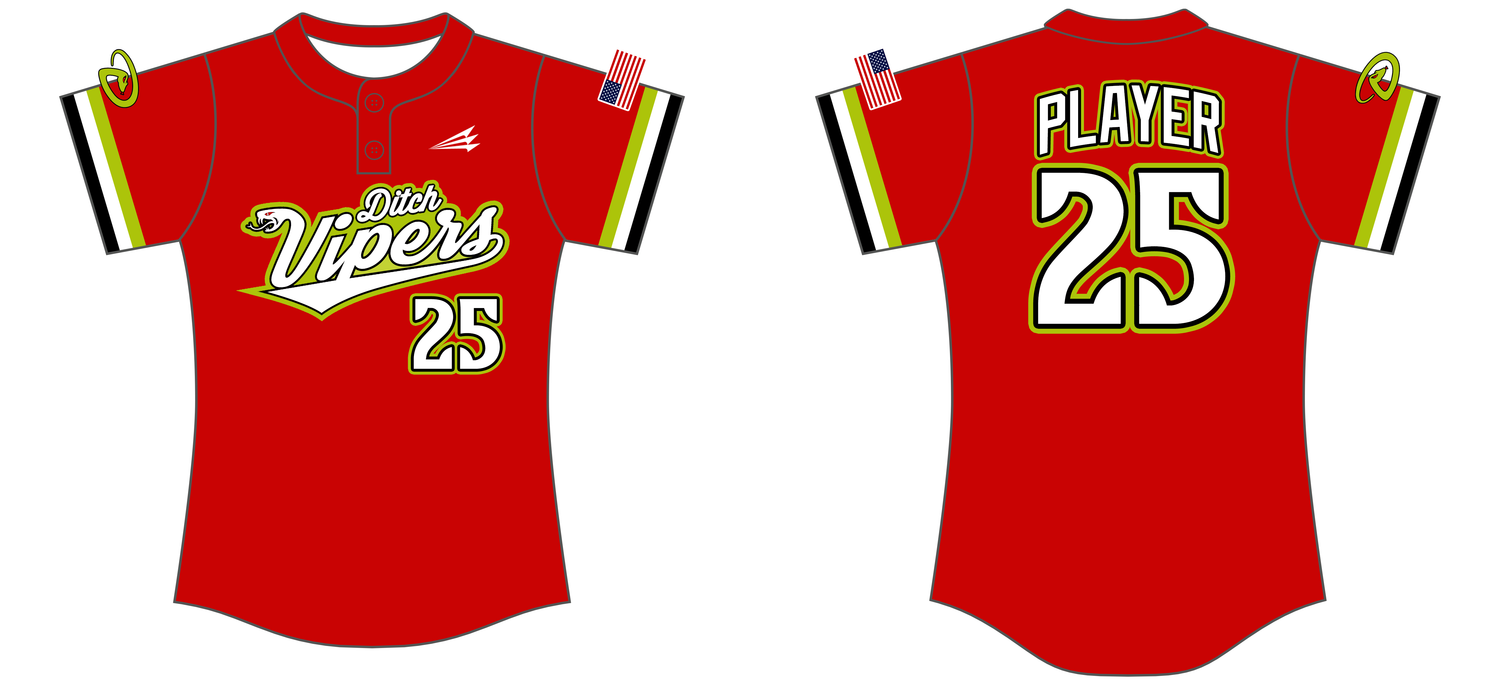 The Ditch Vipers Custom NanoDri Softball Jersey #J1C