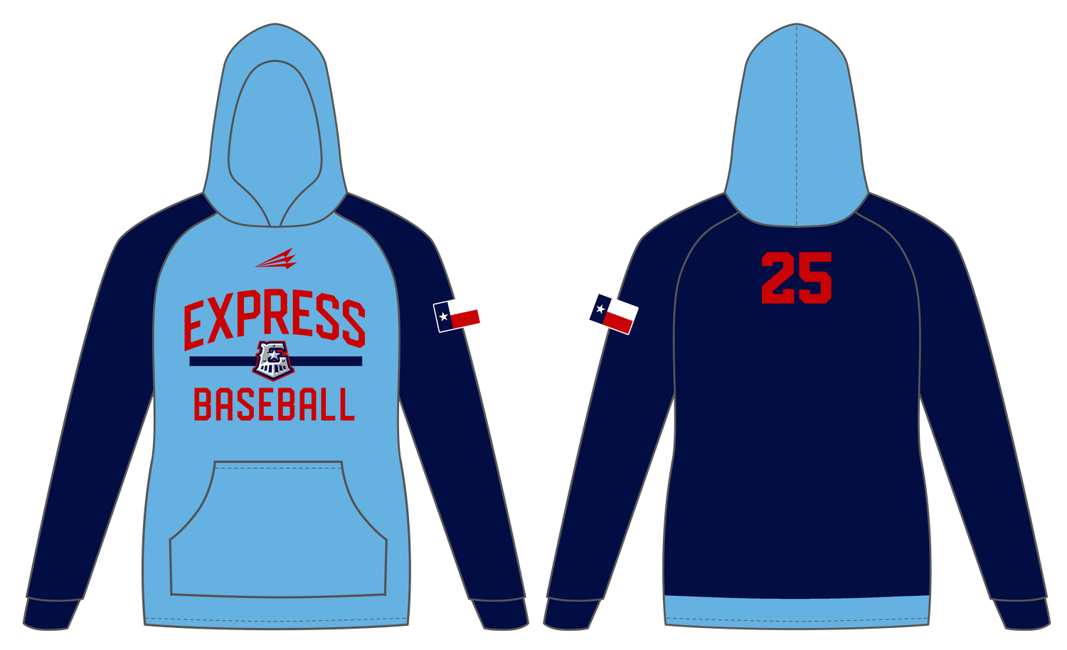 McKinney Express Custom Vulcan Hoodie #VH1C