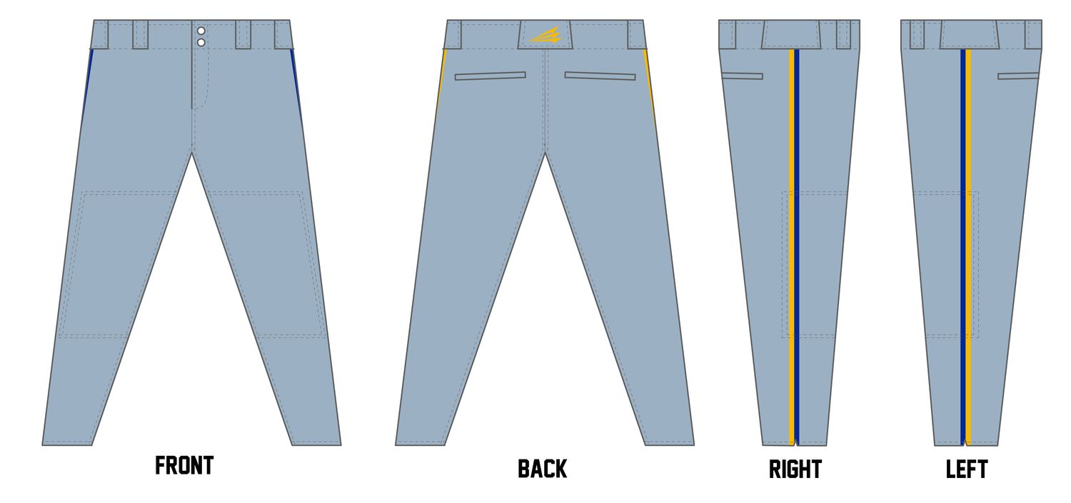 Pilots Custom Athletic Baseball Pant #BP2