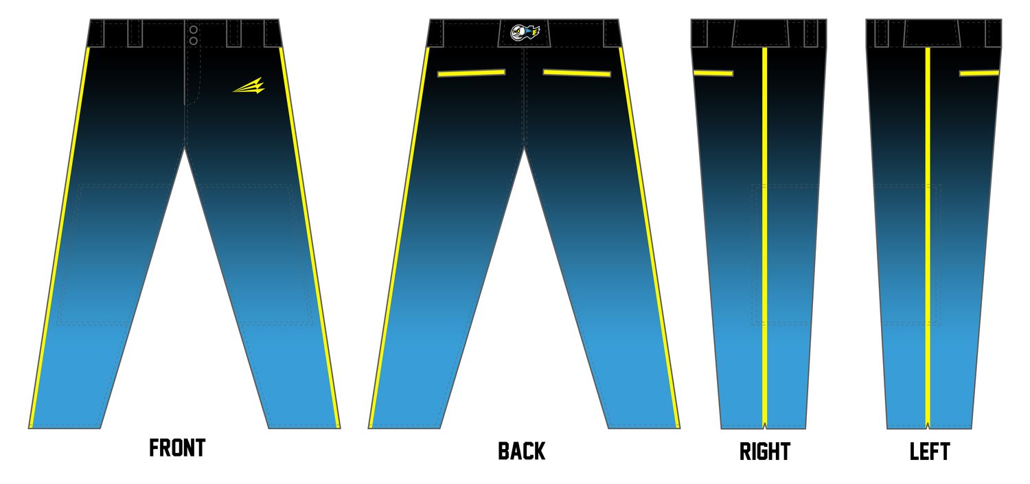 Blue Bombers Custom Athletic Baseball Pant #BP1c