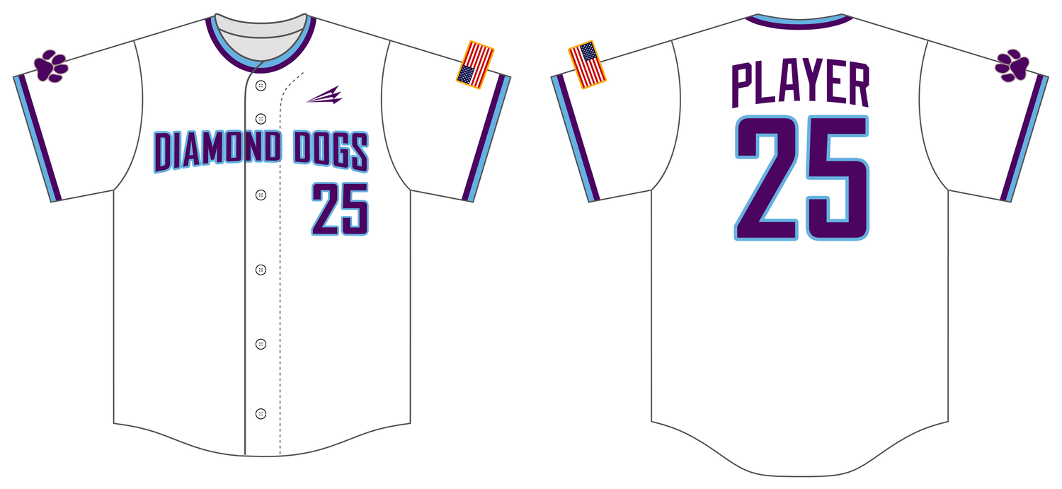 Diamond Dogs Custom HexaFlex Baseball Jersey #J1