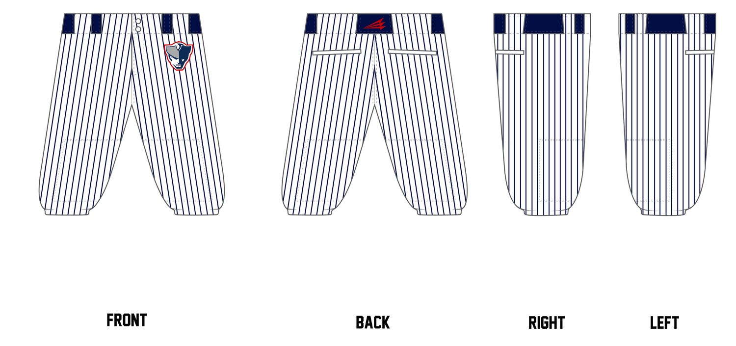 Warren County Patriots Custom Knicker Baseball Pant #BP5BK
