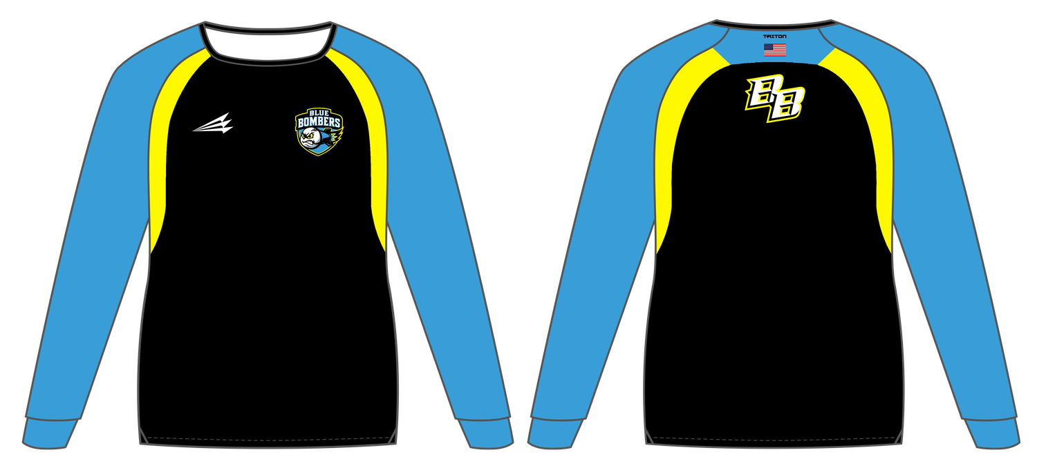 Blue Bombers Custom Vulcan Pullover #VP3