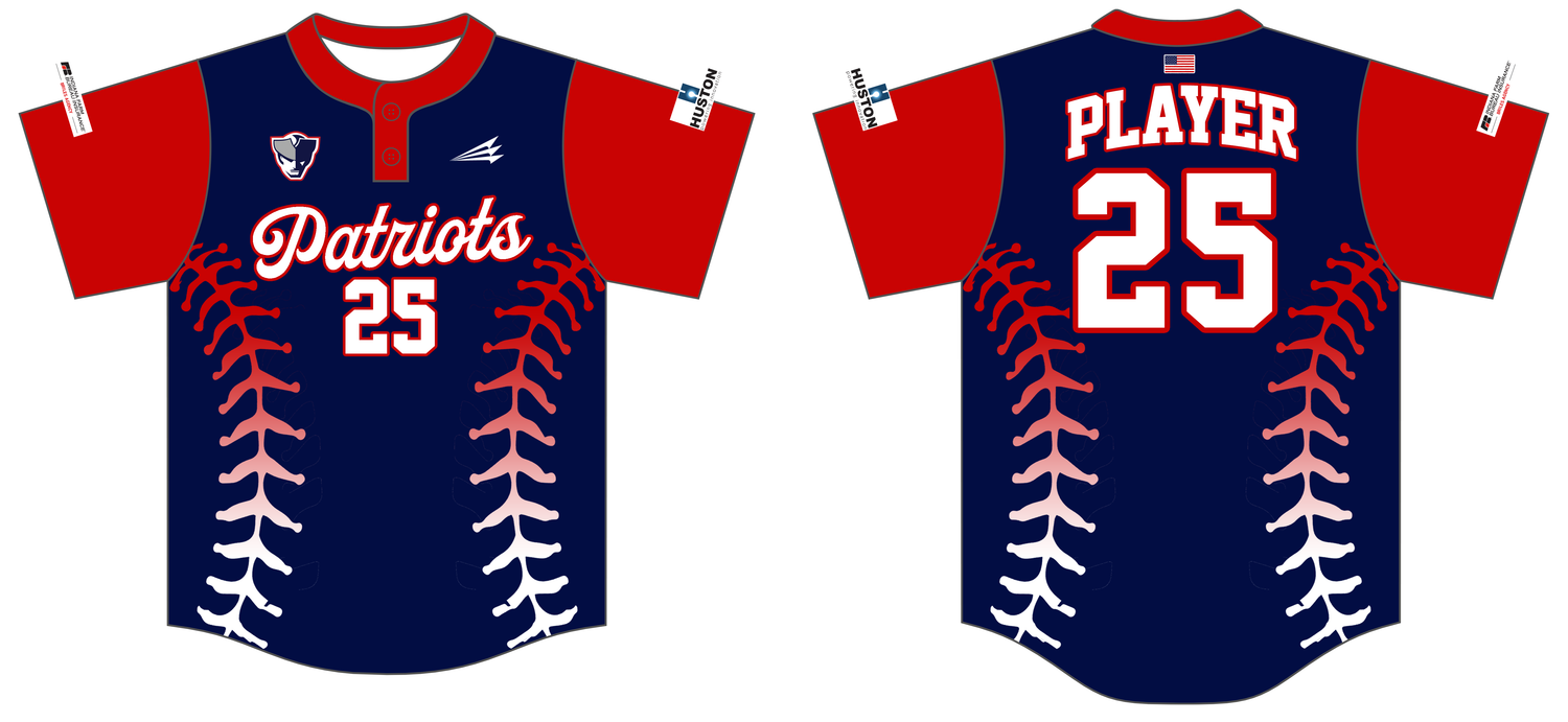 Warren County Patriots Custom HexaFlex Baseball Jersey #J9B