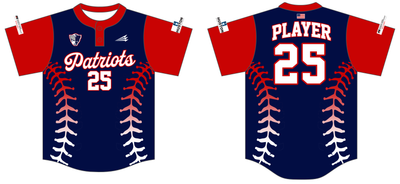 Warren County Patriots Custom HexaFlex Baseball Jersey #J9B