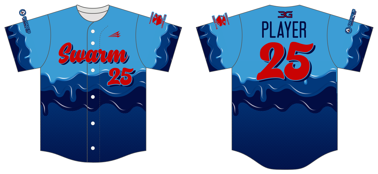 Swarm Baseball Custom NanoDri Baseball Jersey #J13C