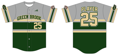 Green Brook Baseball Club Custom HexaFlex Baseball Jersey #J6D