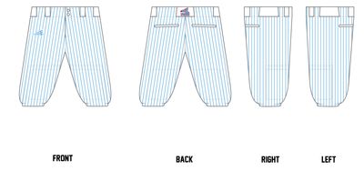 RBI Baseball (Cuyler) Custom Knicker Baseball Pant #BP17