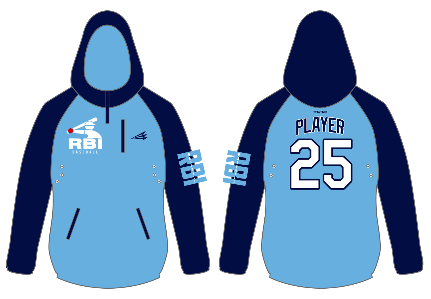 RBI Baseball (Cuyler) Custom Gladiator Hoodie #GH1C