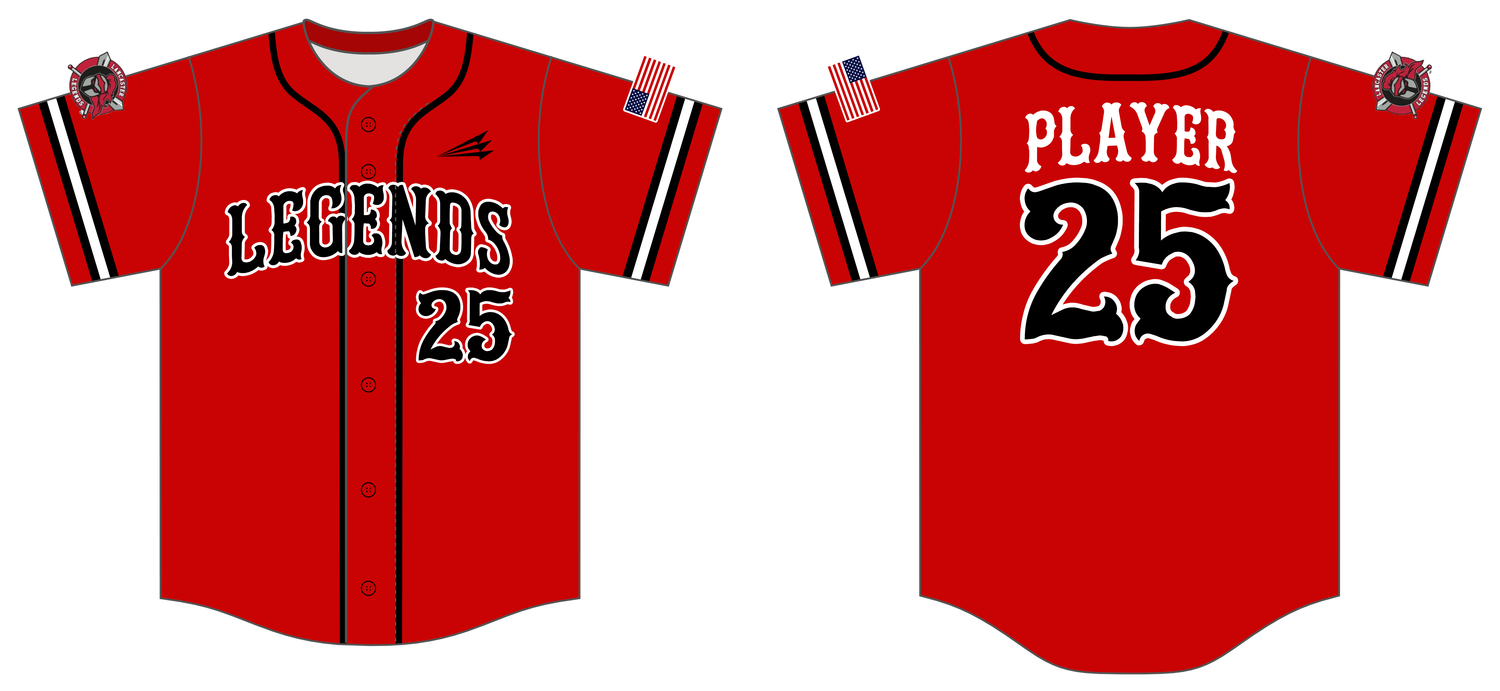 Lancaster Legeneds Custom HexaFlex Baseball Jersey #J2