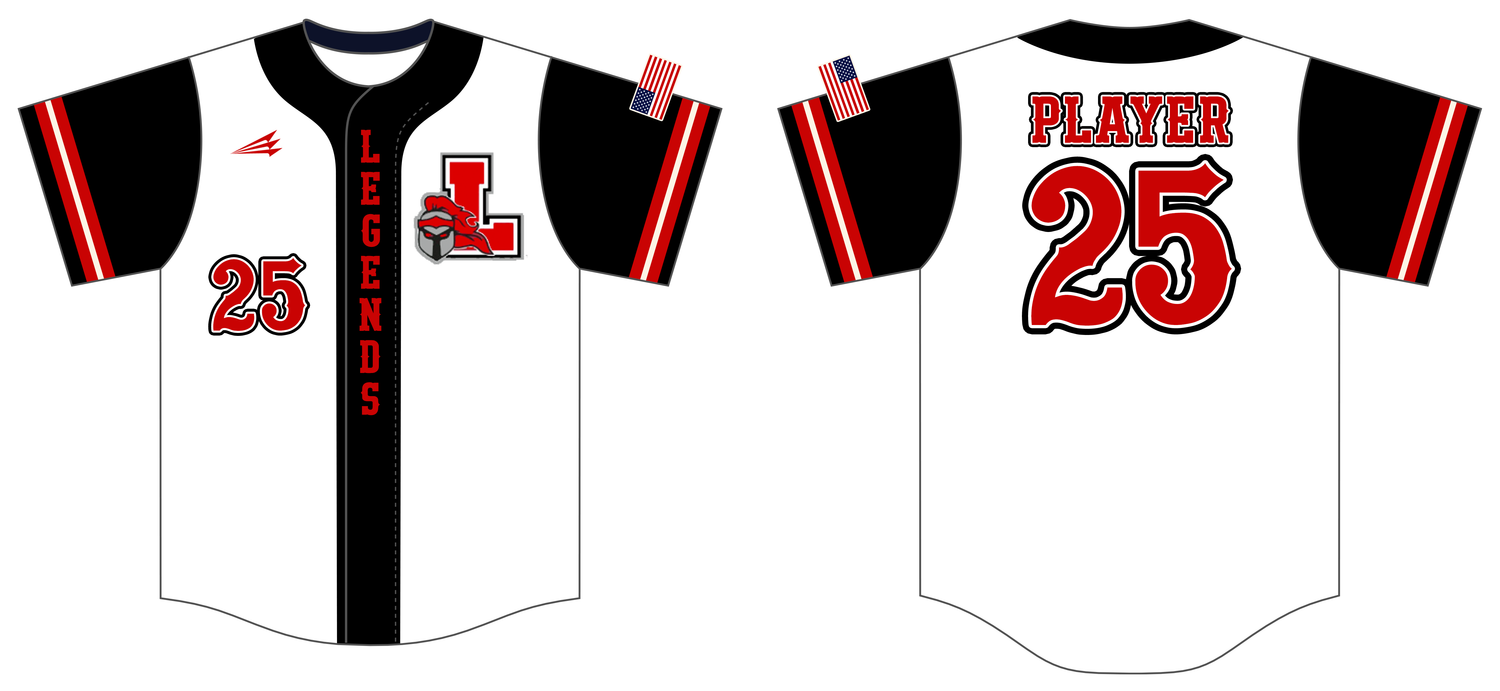 Lancaster Legeneds Custom NanoDri Baseball Jersey #J4
