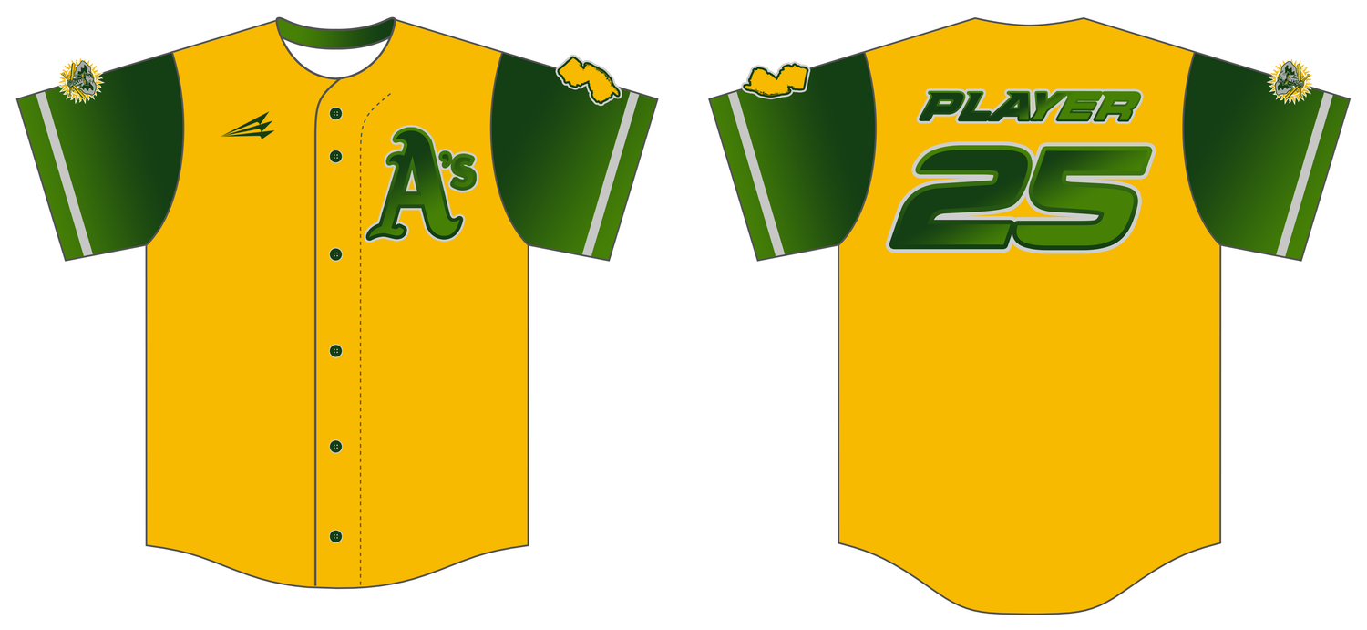 Hamilton A's Custom Nanodri Baseball Jersey #J29D