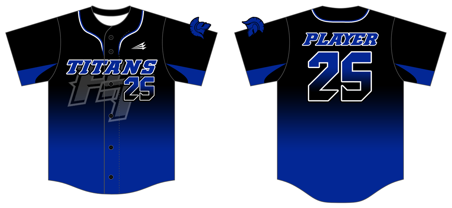 Hopewell Titans 7U Custom NanoDri Baseball Jersey #J4B