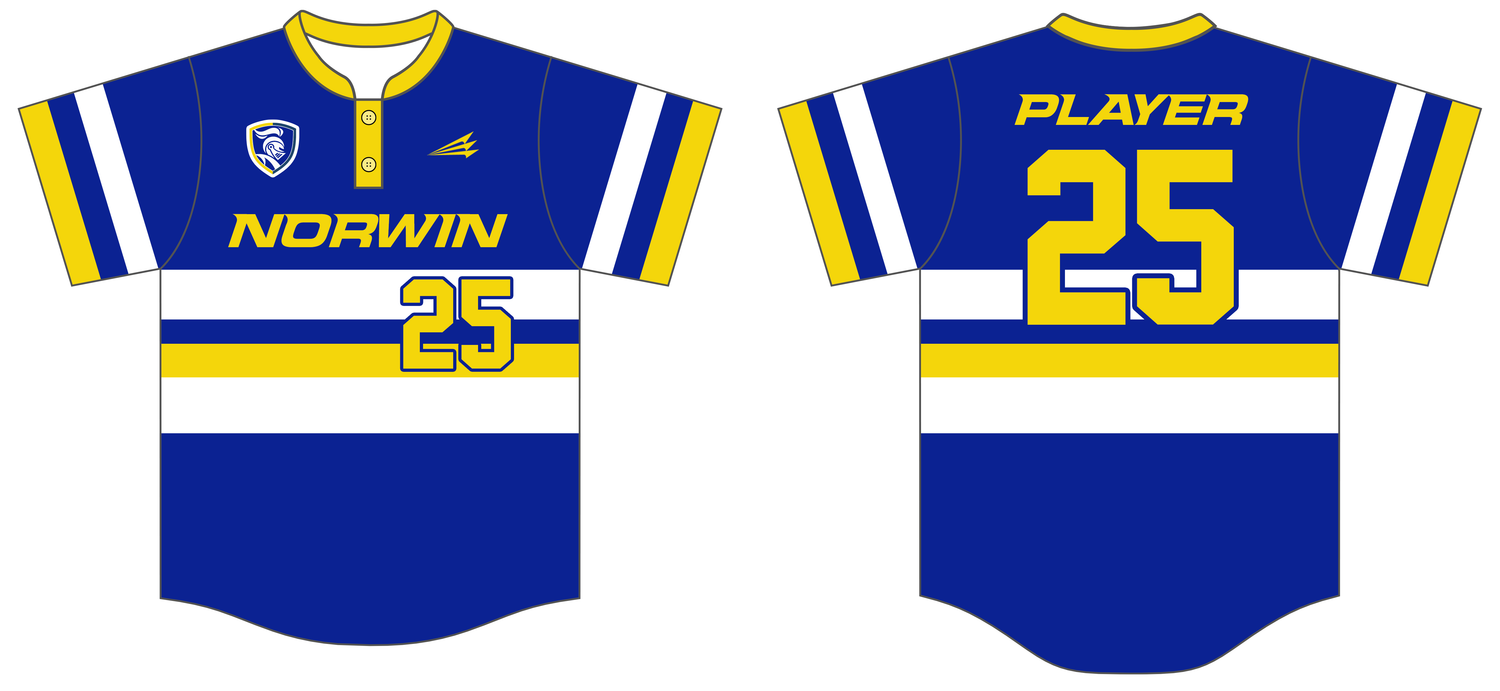 Norwin Knights Baseball Custom Hexaflex Baseball Jersey #J2B