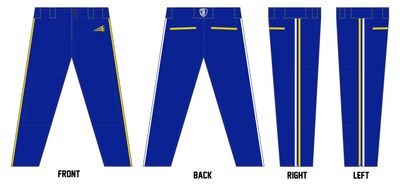 Norwin Knights Baseball Custom Athletic Cut Baseball Pant #BP2