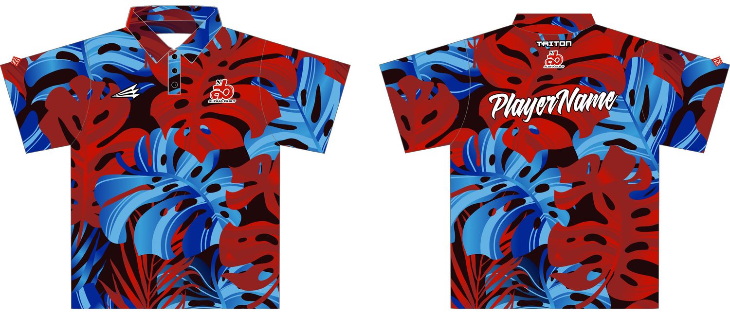 Oahu Jr Bowlers Custom Bowling Polo #HBP73