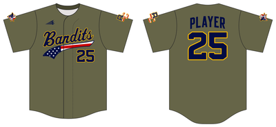 Bold City Bandits Custom Nanodri Baseball Jersey #J17B