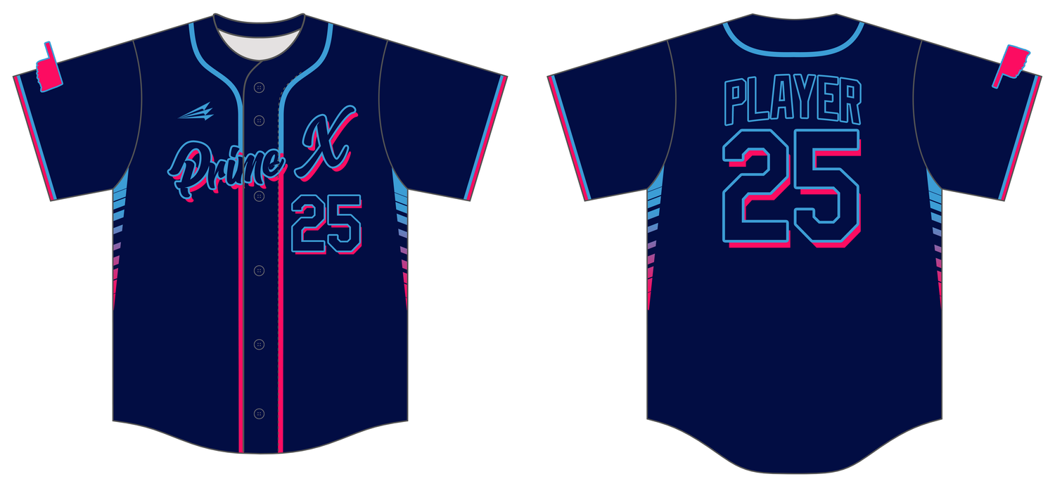 Prime X Custom NanoDri Baseball Jersey #J3B