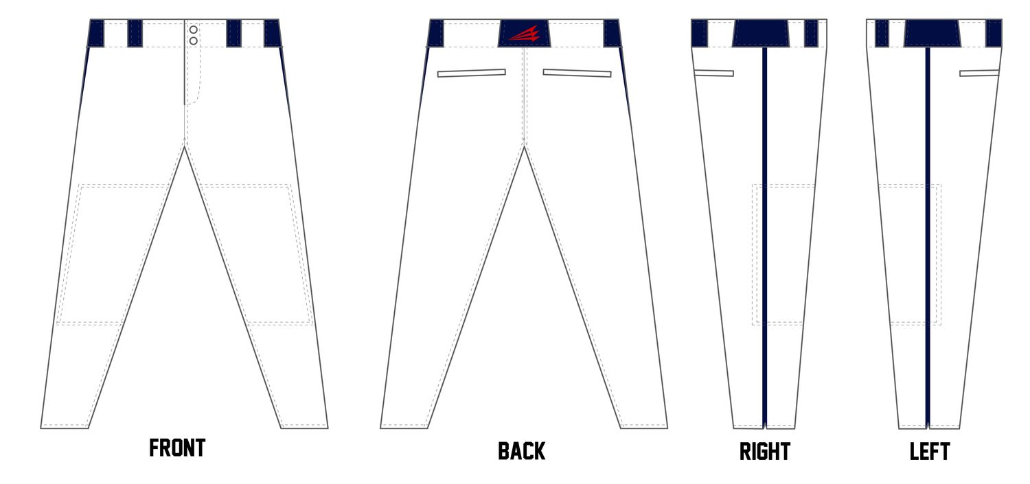 Small-Town walkoffs Custom Athletic Baseball Pant #BP1