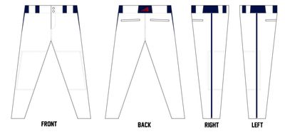 Small-Town walkoffs Custom Athletic Baseball Pant #BP1