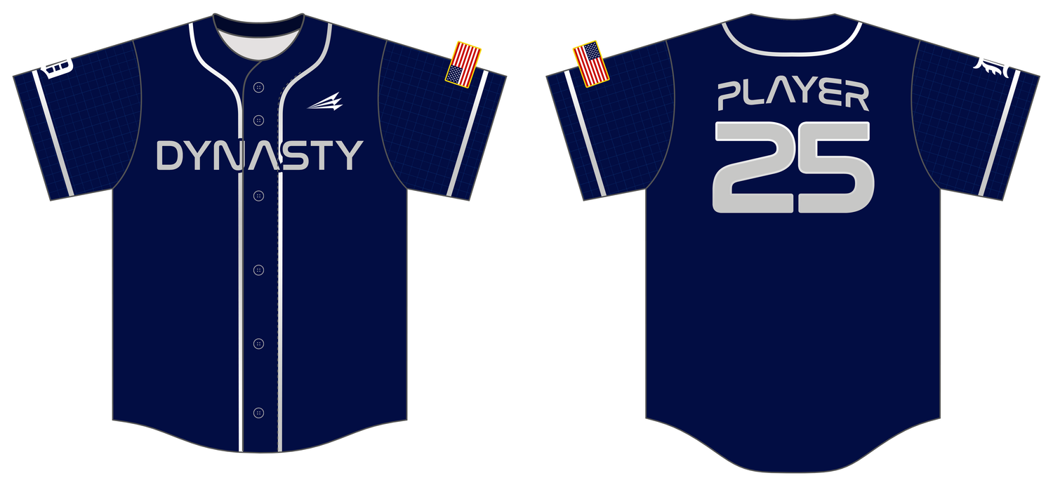 Detroit Dynasty Custom HexaFlex Baseball Jersey #J3B