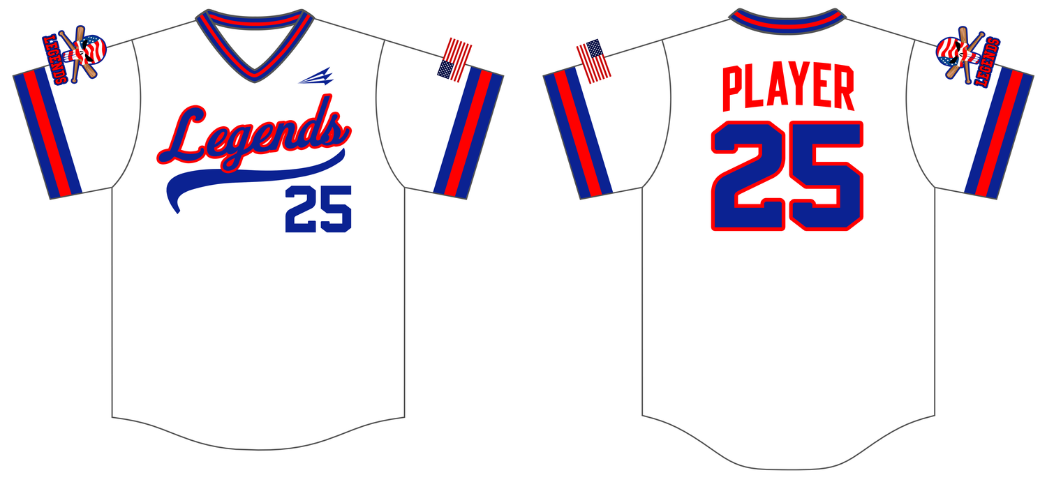 OC Legends Custom HexaFlex Baseball Jersey #J2