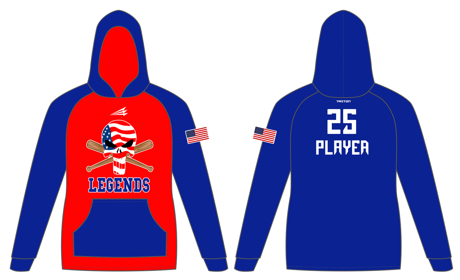 OC Legends Custom Vulcan Hoodie #VH1