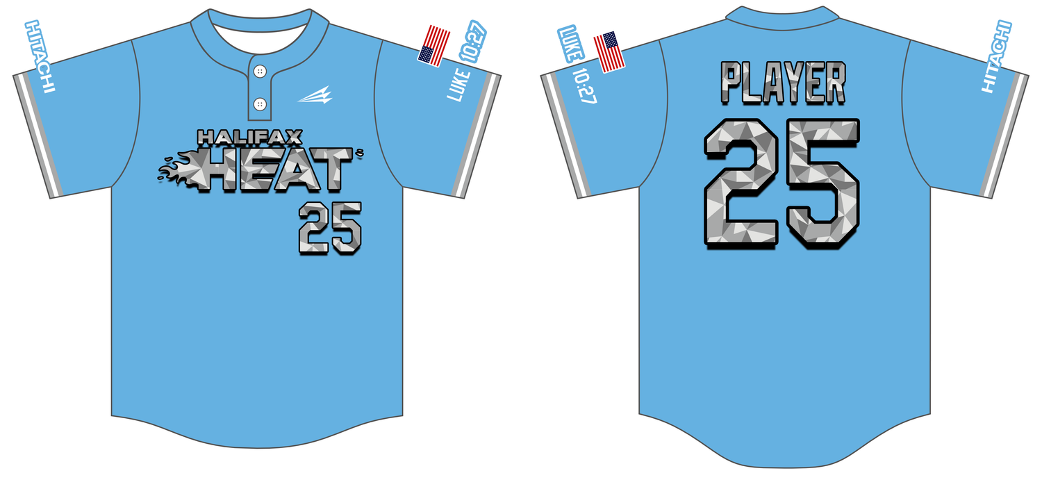 Halifax Heat Custom HexaFlex Baseball Jersey #J4H