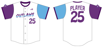 Aviston Outlaws Custom HexaFlex Baseball Jersey #J2C