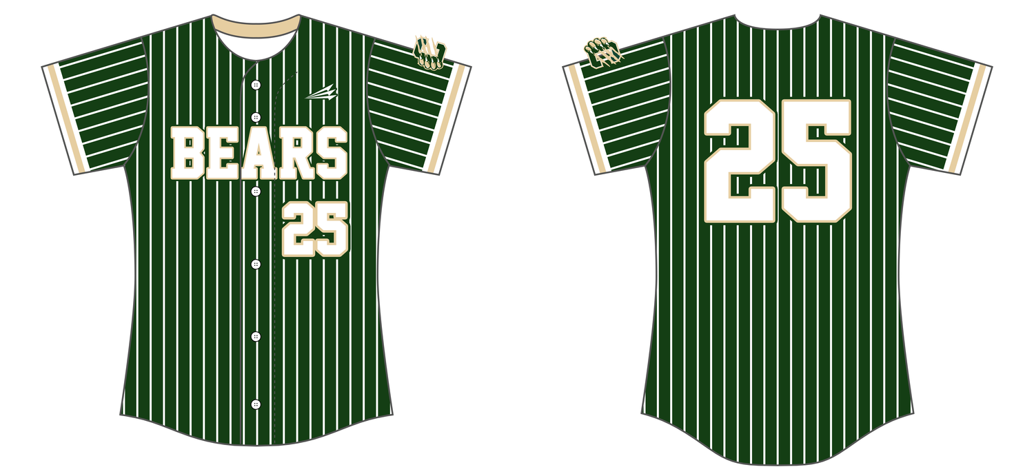 Concord HS Bears Custom NanoDri Softball Jersey #J1B