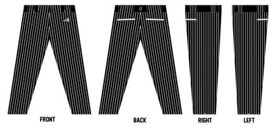 WTX Showtime Custom Athletic Cut Baseball Pant #BP2C