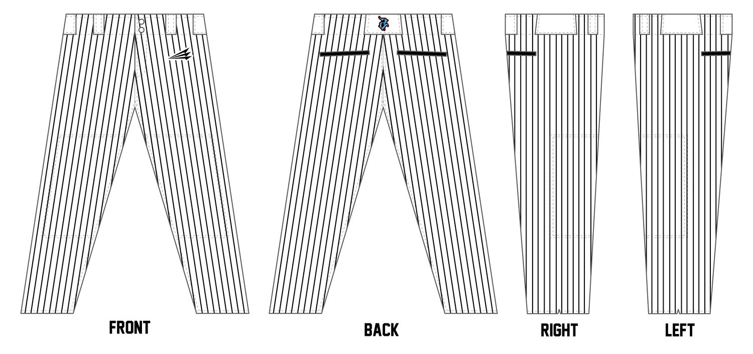 WTX Showtime Custom Athletic Cut Baseball Pant #BP3