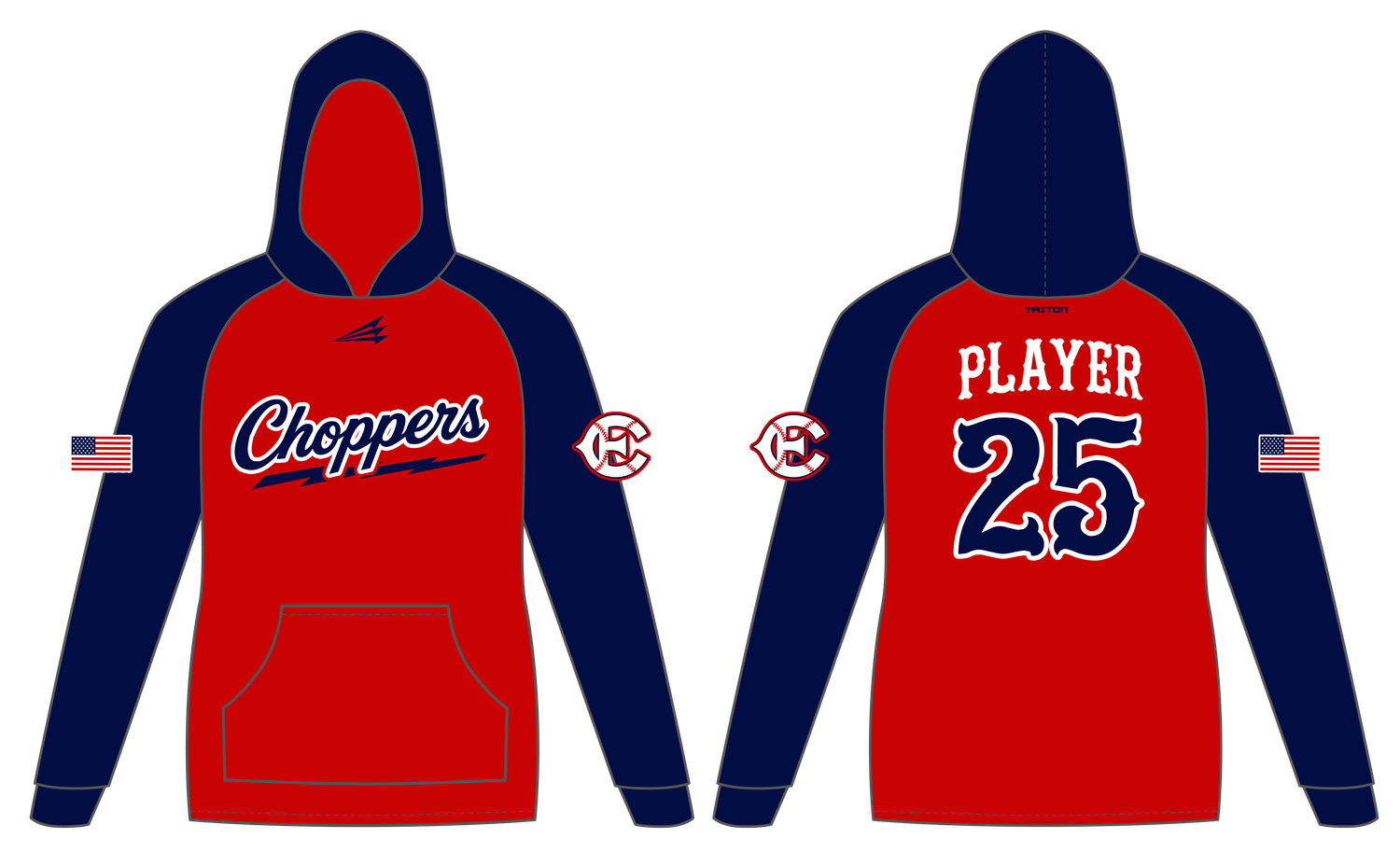 Enterprise Choppers Custom Vulcan Hoodie #VH1