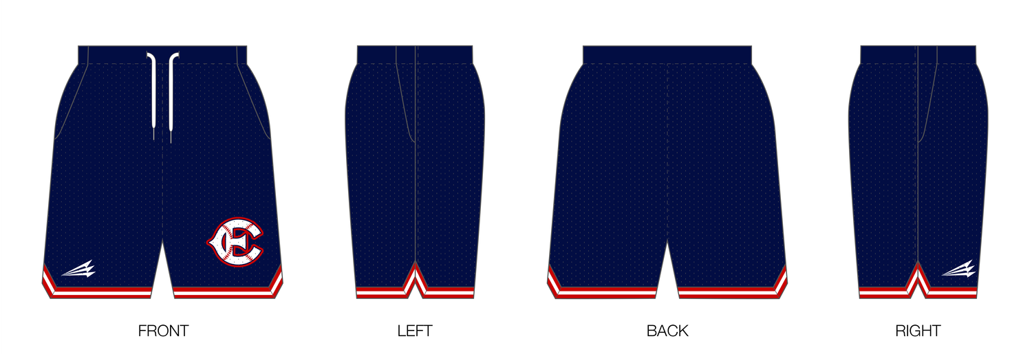 Enterprise Choppers Custom Retro Mesh Shorts #MS1