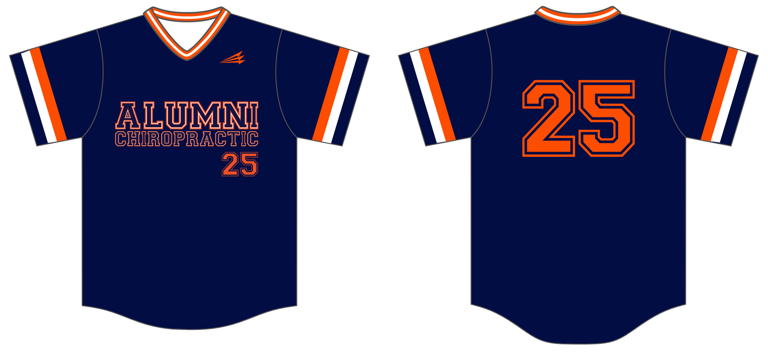 Alumni Chiropractic Custom HexaFlex Baseball Jersey #J2C