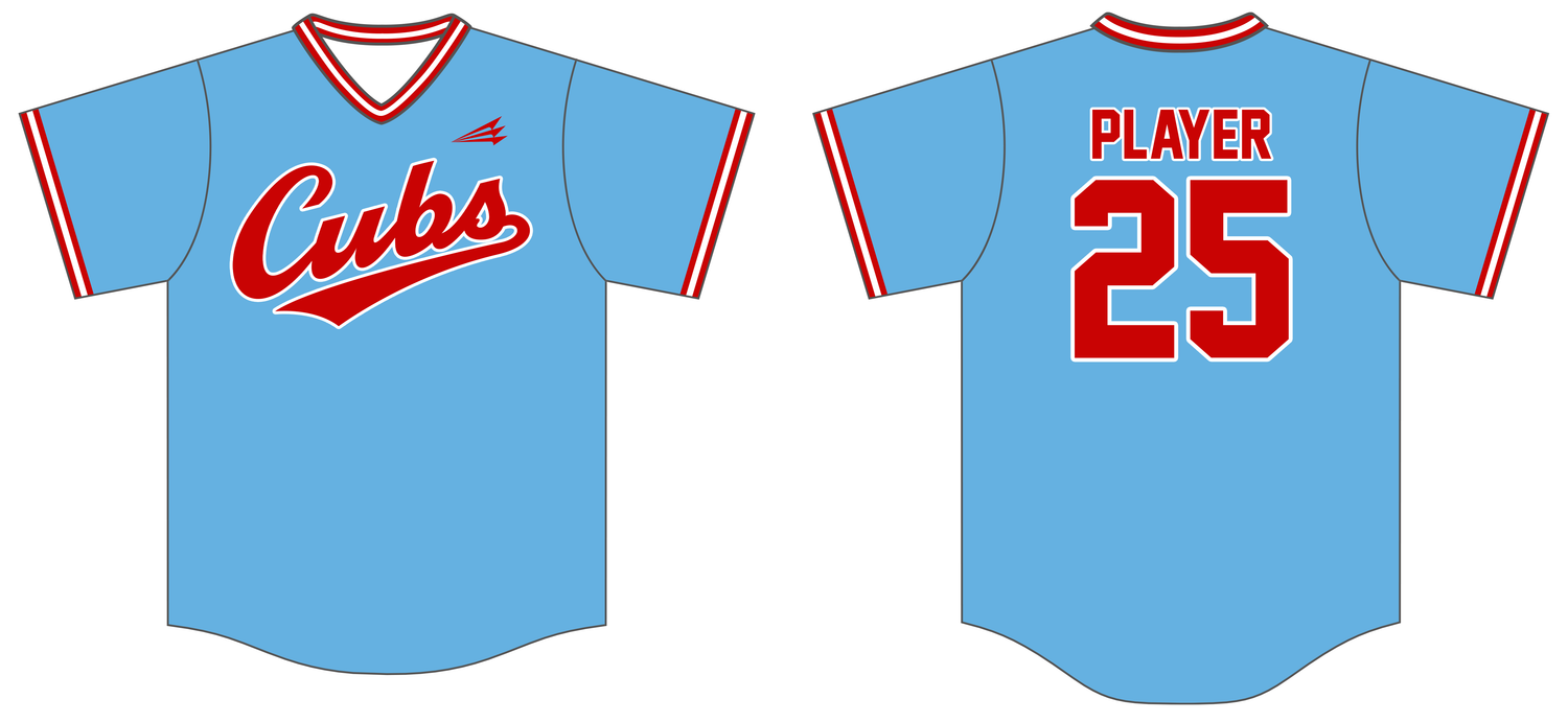 Oxford Cubs Custom NanoDri Baseball Jersey #J2