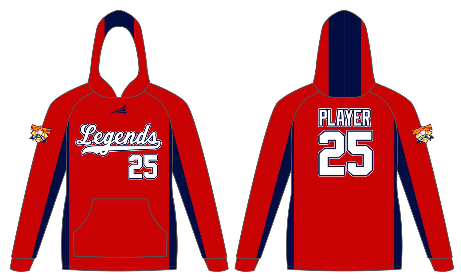 North Georgia Legends Custom Vulcan Hoodie #VH3B