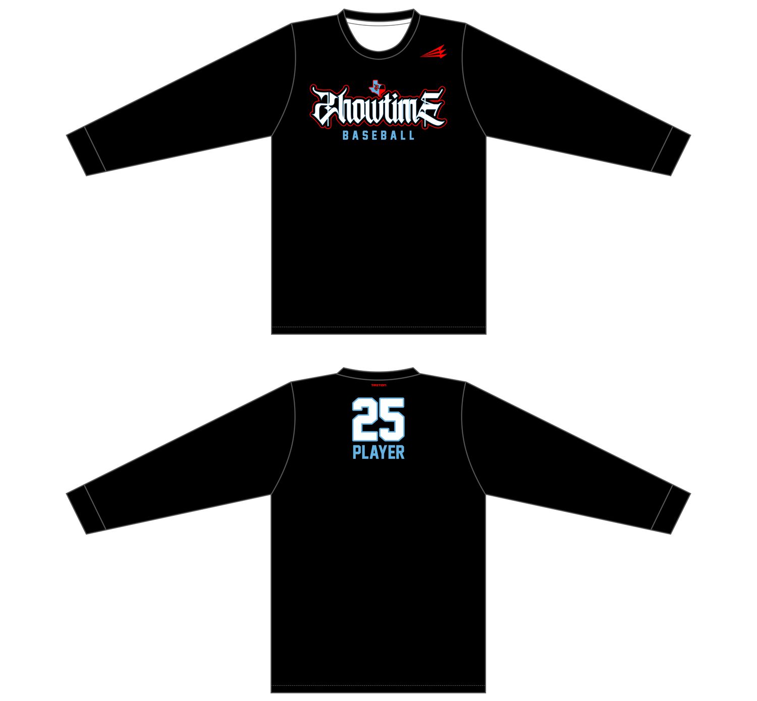 WTX Showtime Custom Long Sleeve HyperTee - HT2B